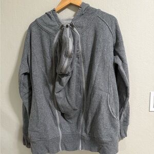 Seraphine Gray Kangaroo Pouch Hoodie - Size XL